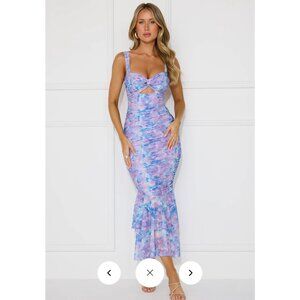 NWT Hello Molly - MISSY MESH MAXI DRESS LILAC
